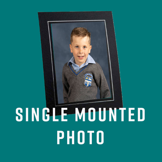 Option A   Solo / Sibling Single Mounted Print