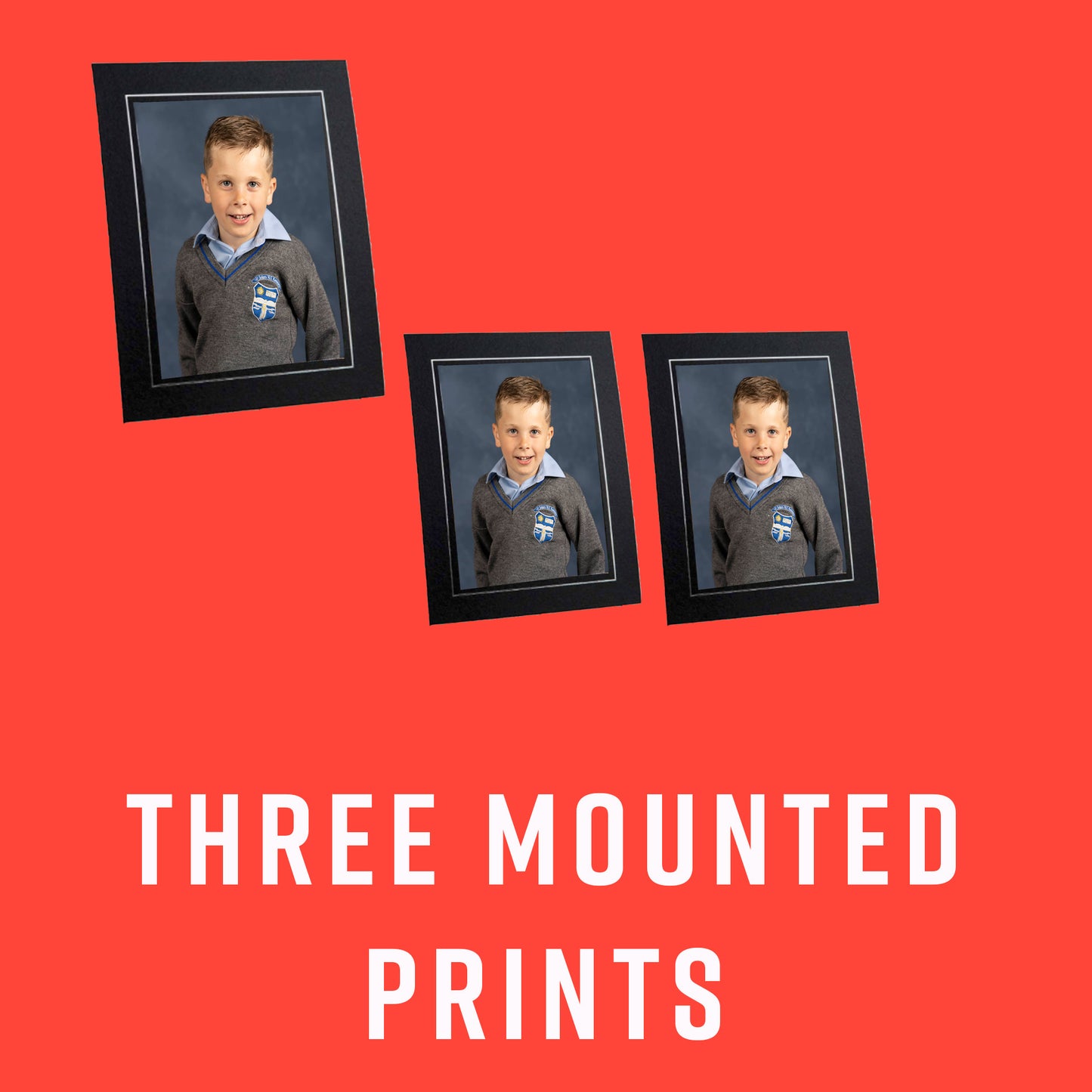 Option D- Three Mounted Prints